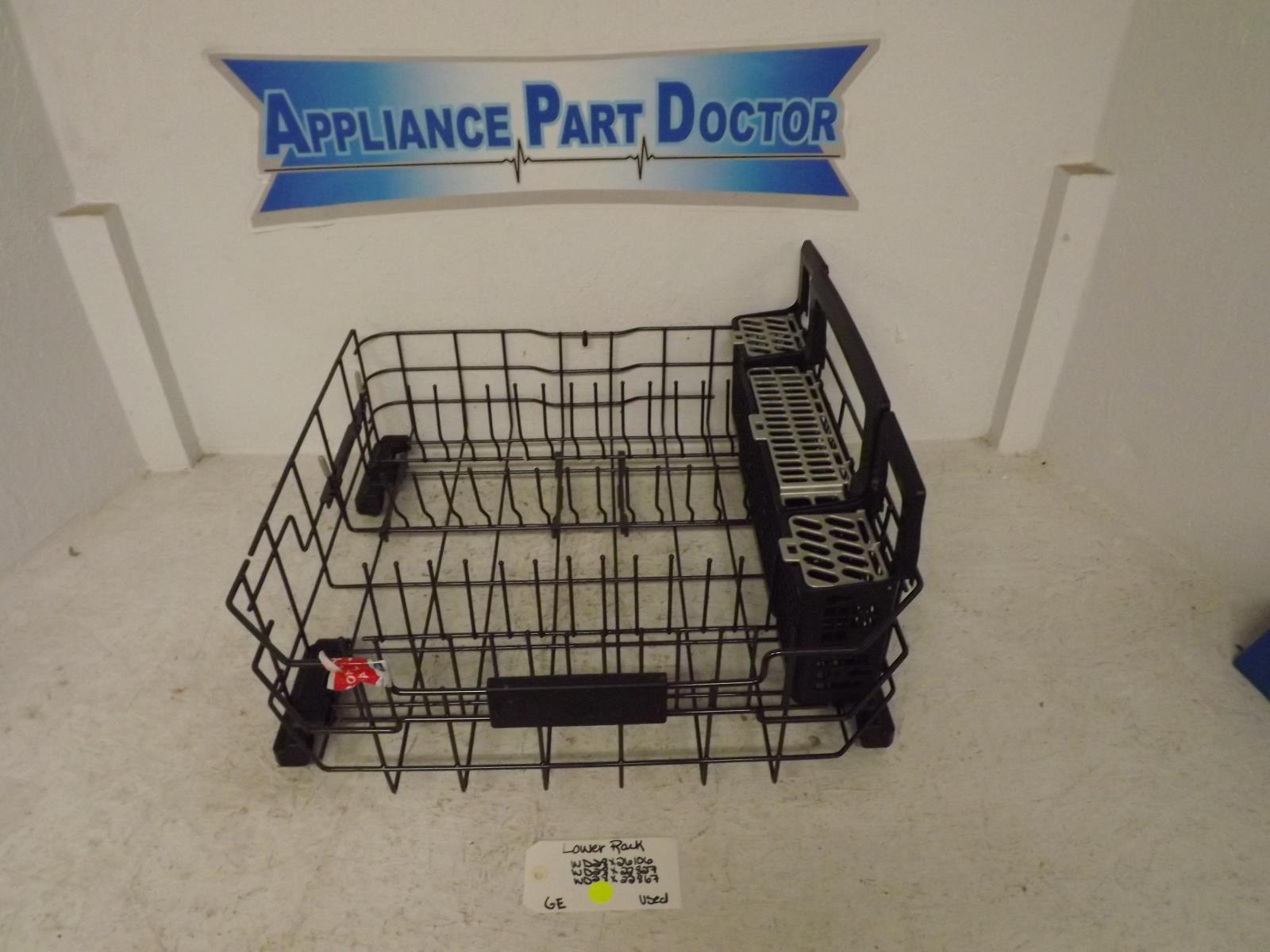 GE Dishwasher WD28X26106 WD28X22827 WD28X22867 Lower Rack Used GE Dishwasher WD28X26106 WD28X22827 WD28X22867 Lower Rack Used